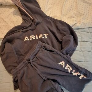 Ariat Gray Hoodie and Sweatpants Set